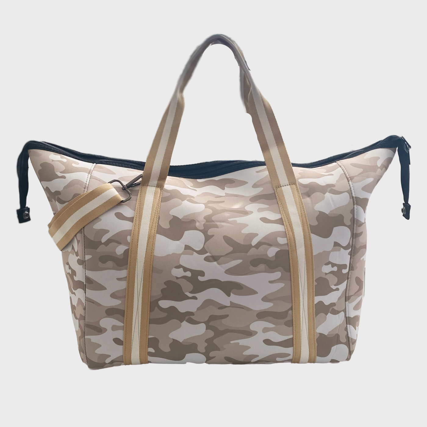 Bone Camo Neoprene Weekender Tote