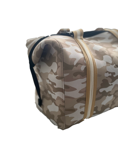 Bone Camo Neoprene Weekender Tote