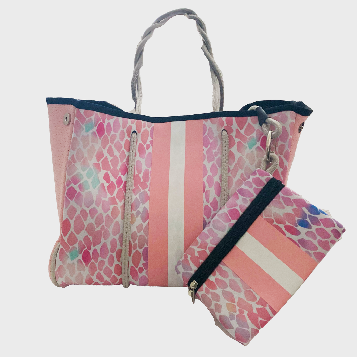 Rainbow Neoprene Tote Bag