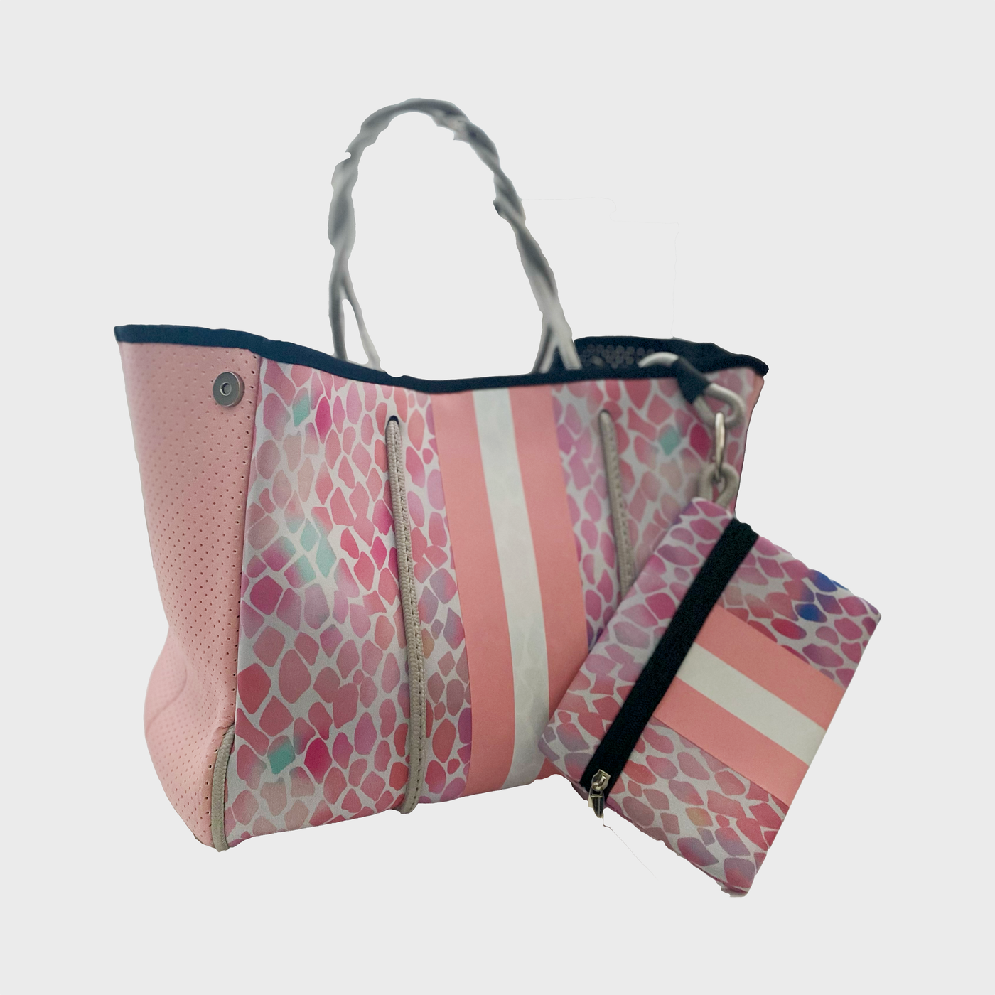 Rainbow Neoprene Tote Bag