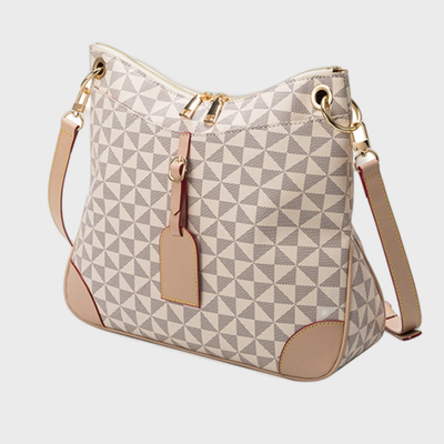 Geometric Handbag - Cream